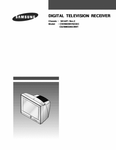 SAMSUNG CW 29M206V NXXEC SERVICE MANUAL